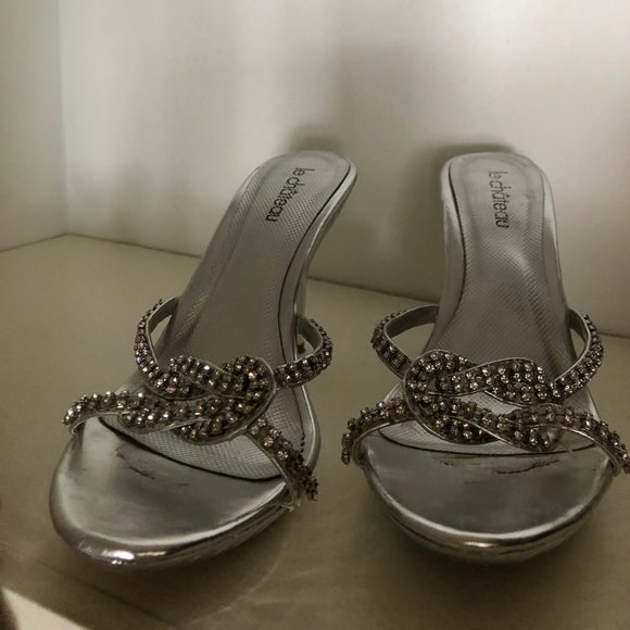 STUNNING SILVER STILETTOS - Picture 6 of 9